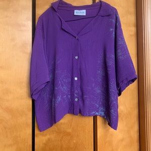 Blue Rose 2-piece dress, olive & teal silk-screen